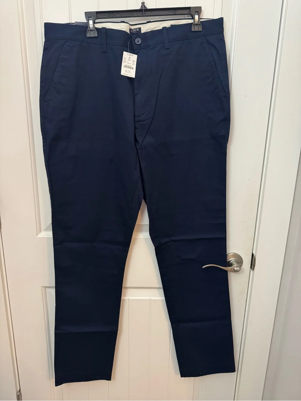 NWT J.Crew Flex Athletic Slim Chino Pants Navy 36x34 Stretch Men’s B
